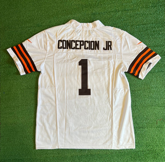 Cleveland Browns KC Conception White Jersey