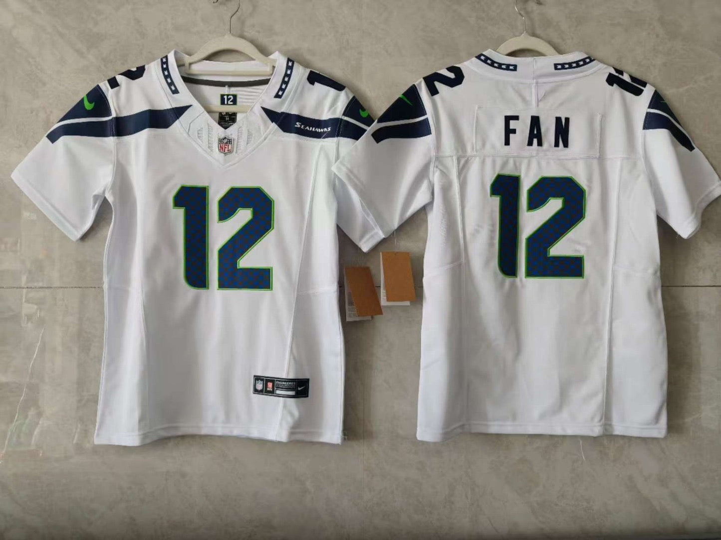 Seattle Seahawks Fan White Jersey