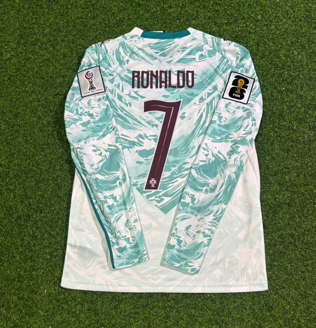 2026 World Cup Christiano Ronaldo Team Portugal Blue Jersey