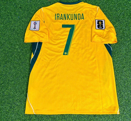 2026 WORLD CUP NESTORY IRANKUNDA TEAM AUSTRALIA YELLOW JERSEY