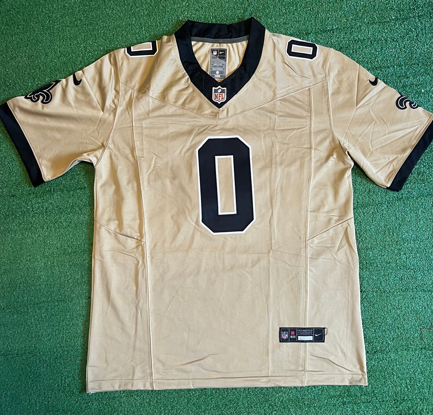 New Orleans Saints Jordyn Tyson Beige Jersey