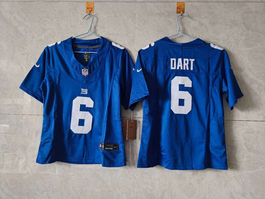 New York Giants Jaxson Dart Blue Jersey