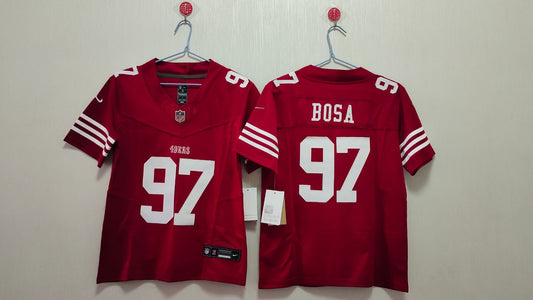 SAN FRANCISCO 49ERS NICK BOSA RED JERSEY