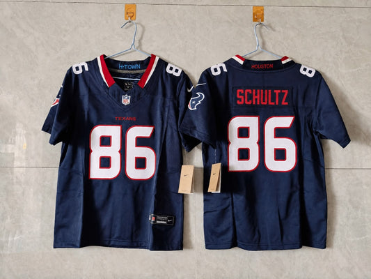 HOUSTON TEXANS DALTON SHULTZ BLUE JERSEY