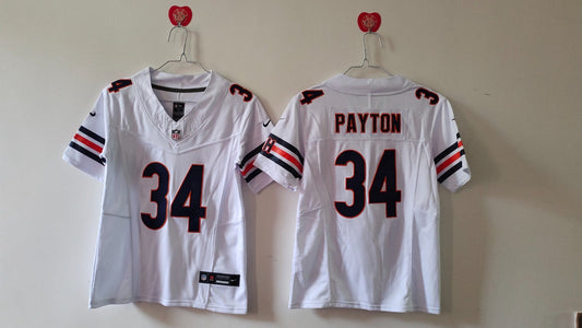 Chicago Bears Walter Payton White Jersey