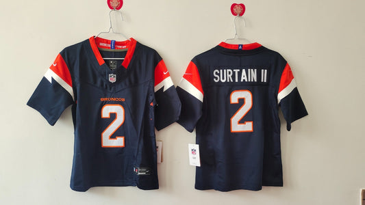 Denver Broncos Pat Surtain ii Blue Jersey