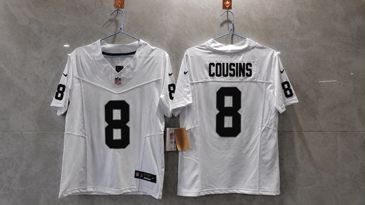 LAS VEGAS RAIDERS KIRK COUSINS WHITE JERSEY