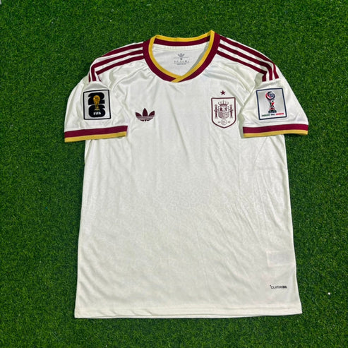 2026 WORLD CUP ALEJANDRO GRIMALDO TEAM SPAIN WHITE JERSEY