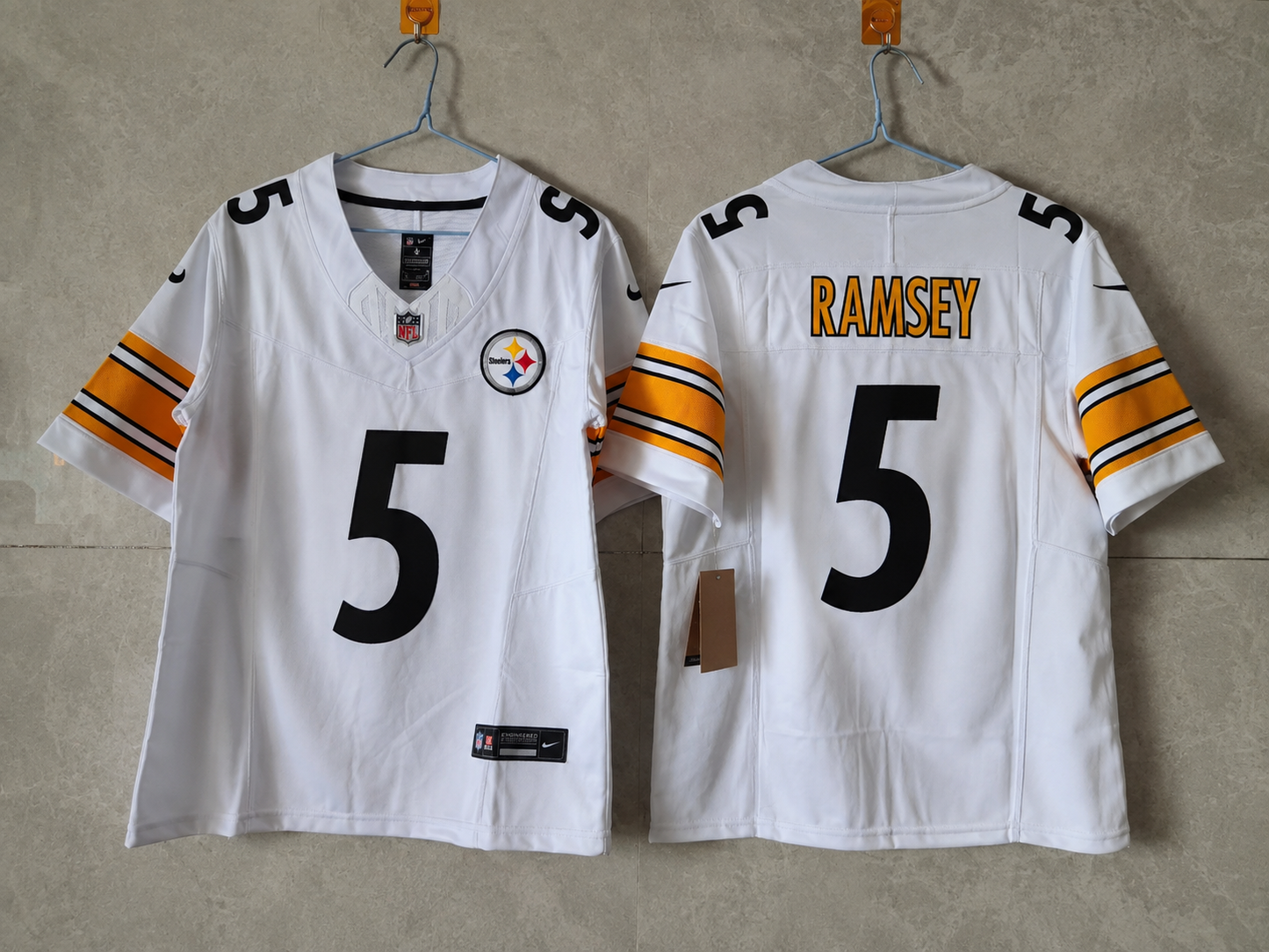PITTSBURGH STEELERS JALEN RAMSEY WHITE JERSEY