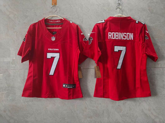 Atlanta Falcons Bijan Robinson Red Jersey