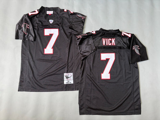 ATLANTA FALCONS MICHAEL VICK BLACK VINTAGE JERSEY