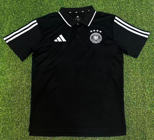 2026 World Cup Team Germany Polo Black Jersey