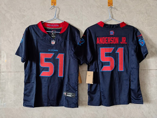 HOUSTON TEXANS WLL ANDERSON JR ALTERNATE JERSEY