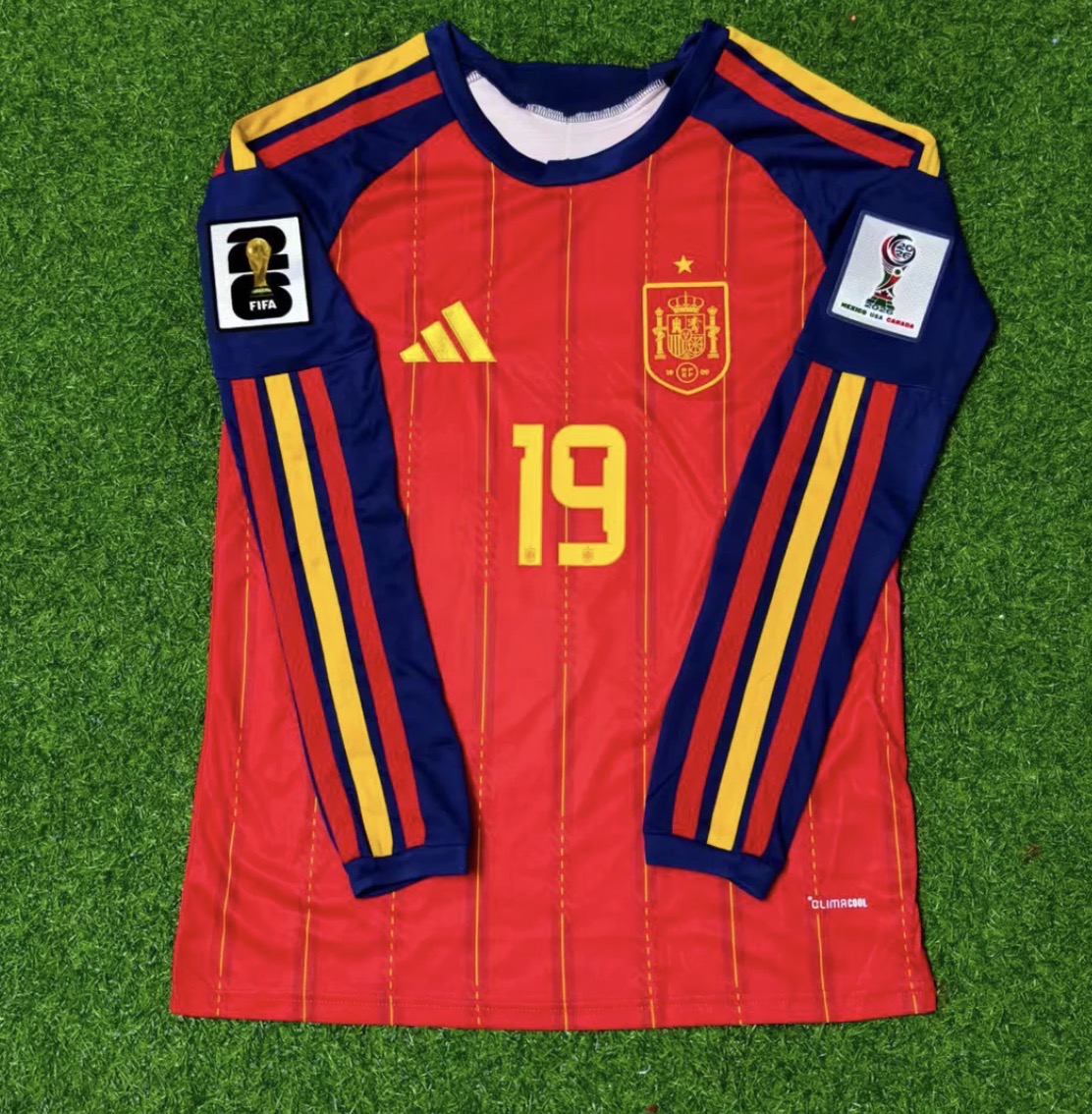2026 World Cup Lamine Yamal Team Spain Red Jersey