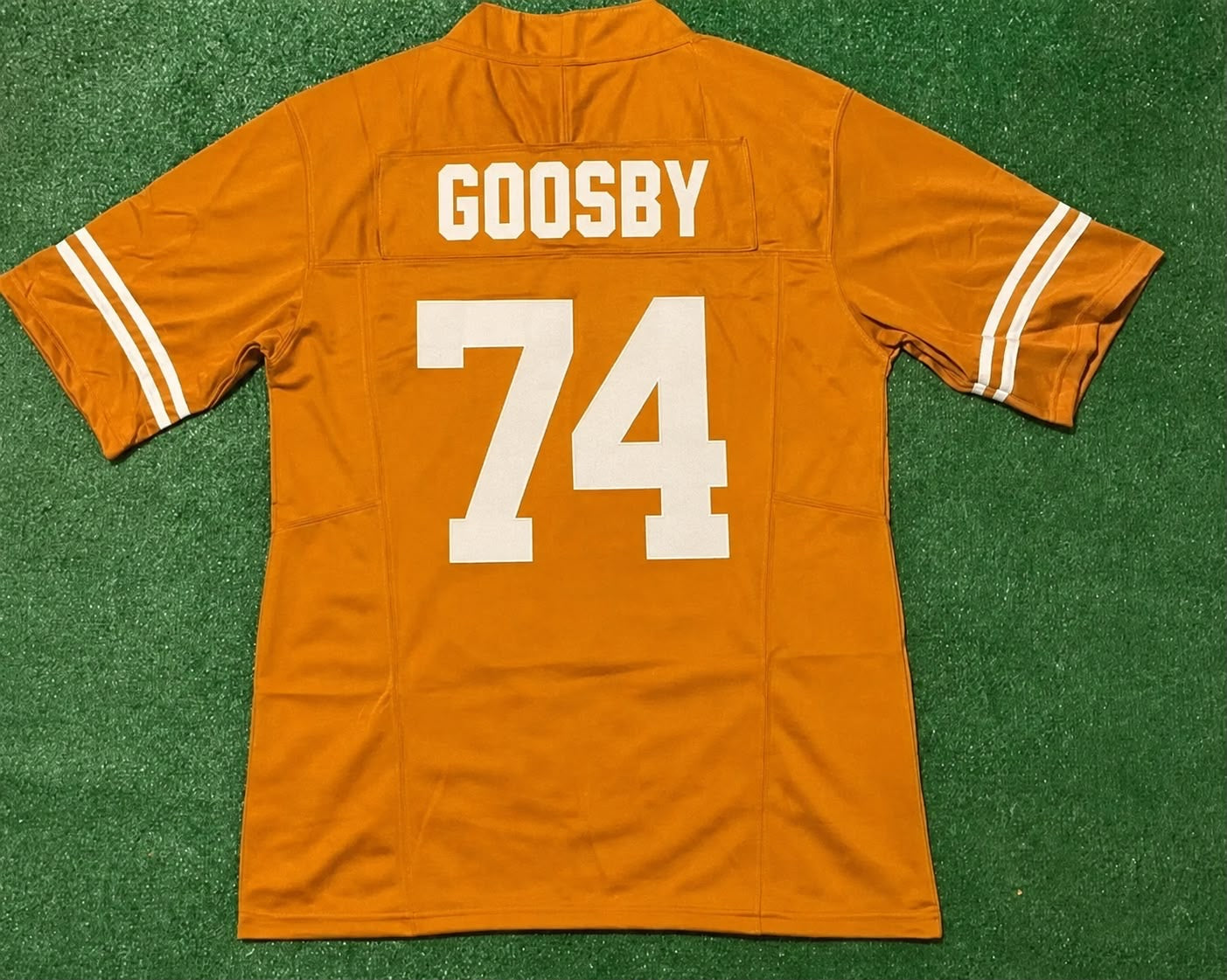 TEXAS LONGHORNS TREVOR GOOSBY ORANGE JERSEY