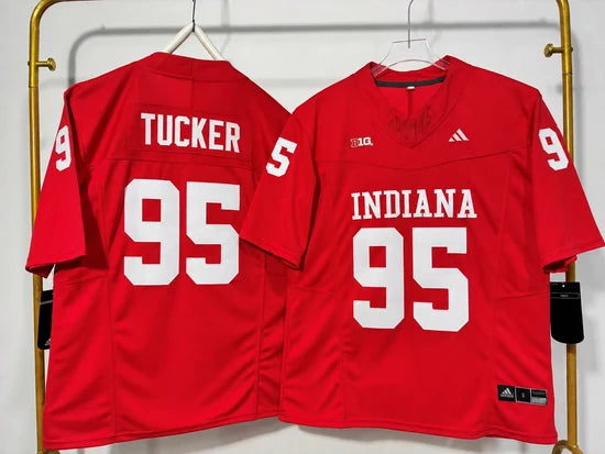 INDIANA HOOSIERS TYRIQUE TUCKER RED JERSEY