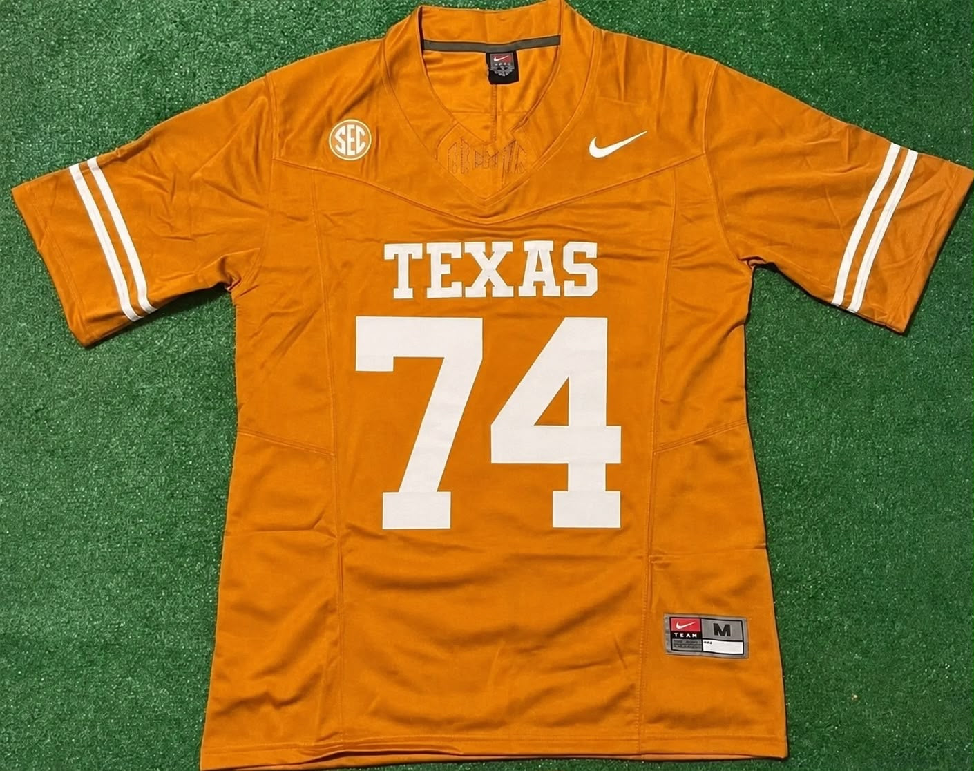 TEXAS LONGHORNS TREVOR GOOSBY ORANGE JERSEY