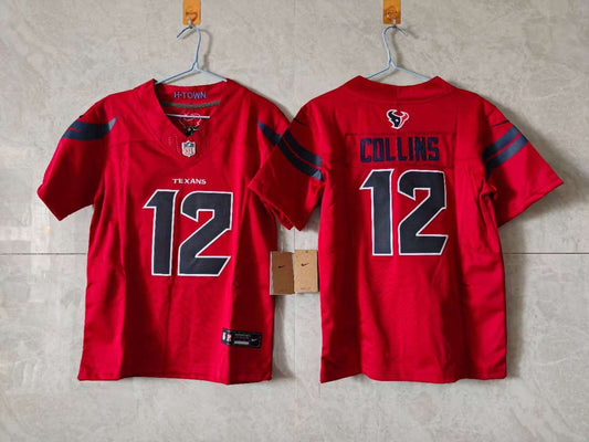Houston Texans Nico Collins Red Jersey