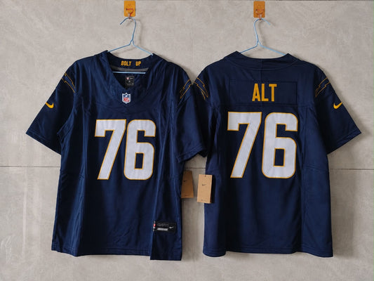 LOS ANGELES CHARGERS JOE ALT DARK BLUE JERSEY