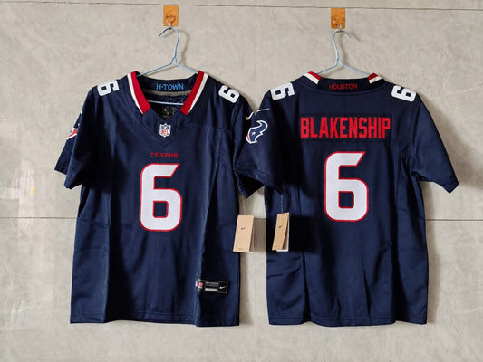 HOUSTON TEXANS REED BLANKENSHIP BLUE JERSEY