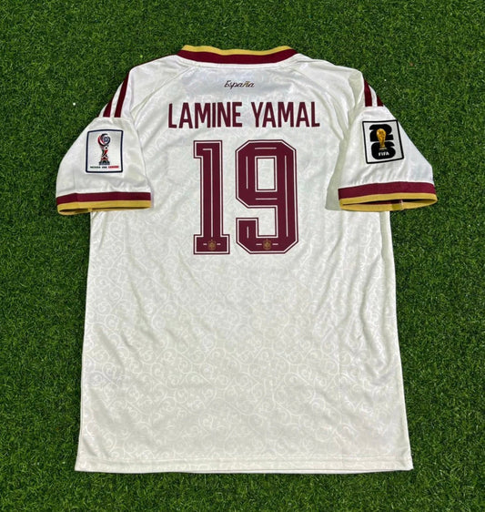 2026 World Cup Lamine Yamal Team Spain White Jersey