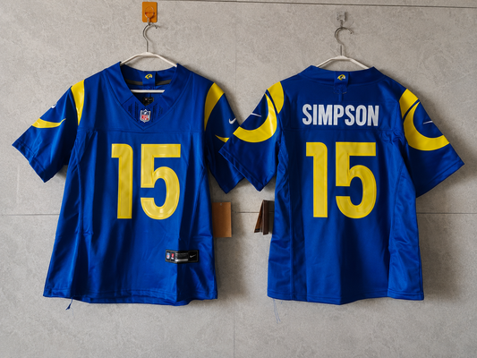Ty Simpson Los Angeles Rams Football Jersey