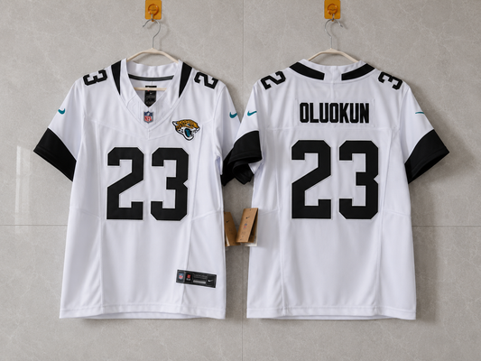 JACKSONVILLE JAGUARS FOYESADE OLUOKUN WHITE JERSEY