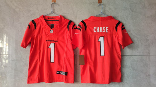 Cincinnati Bengals Jamar Chase Orange Jersey
