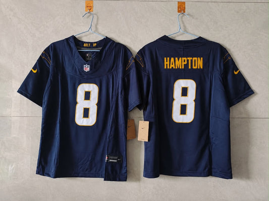 LOS ANGELES CHARGERS DEANE LEONARD DARK BLUE JERSEY
