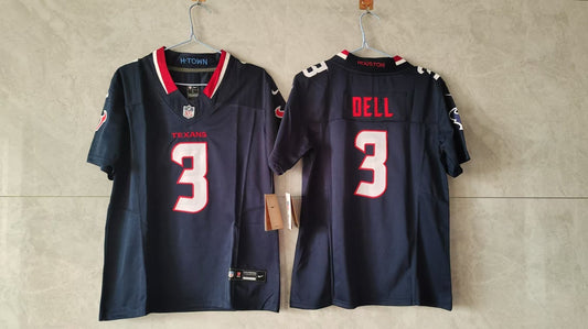 Houston Texans Tank Dell Blue Jersey