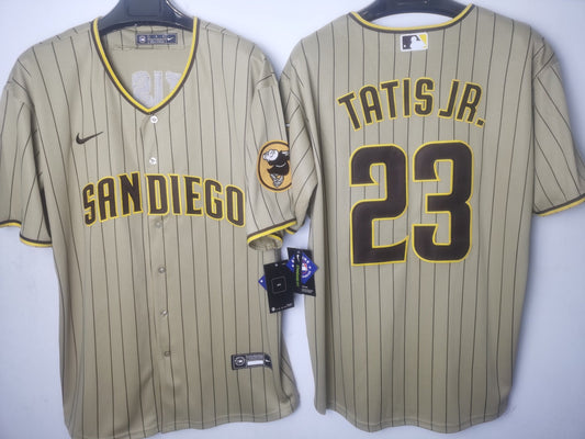 San Diego Padres Fernando Tatis Jr Beige Jersey