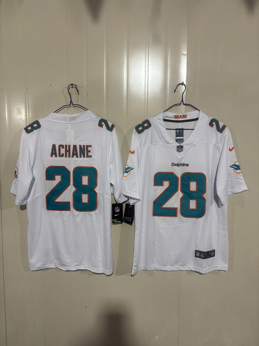 Miami Dolphins De'Von Achane White Jersey