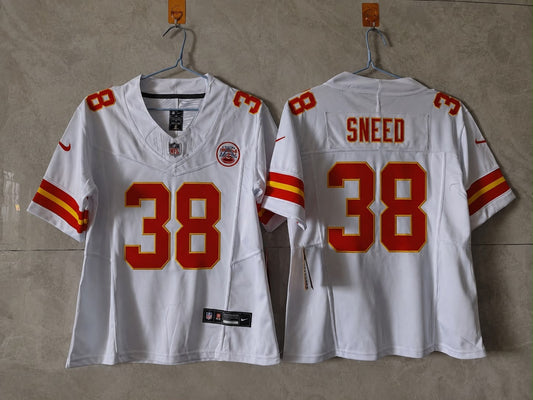 KANSAS CITY CHIEFS LA ’JARIUS SNEED WHITE JERSEY