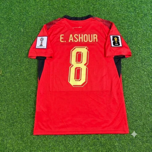 2026 WORLD CUP EMAM ASHOUR TEAM EGYPT RED JERSEY