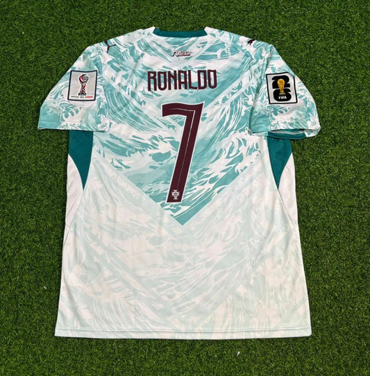 2026 World Cup Christiano Ronaldo Team Portugal Blue Jersey