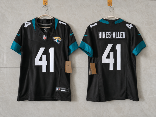 JACKSONVILLE JAGUARS JOSH HINES-ALLEN BLACK JERSEY