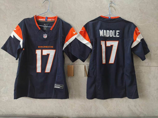 Denver Broncos Jaylen Waddle Blue Jersey