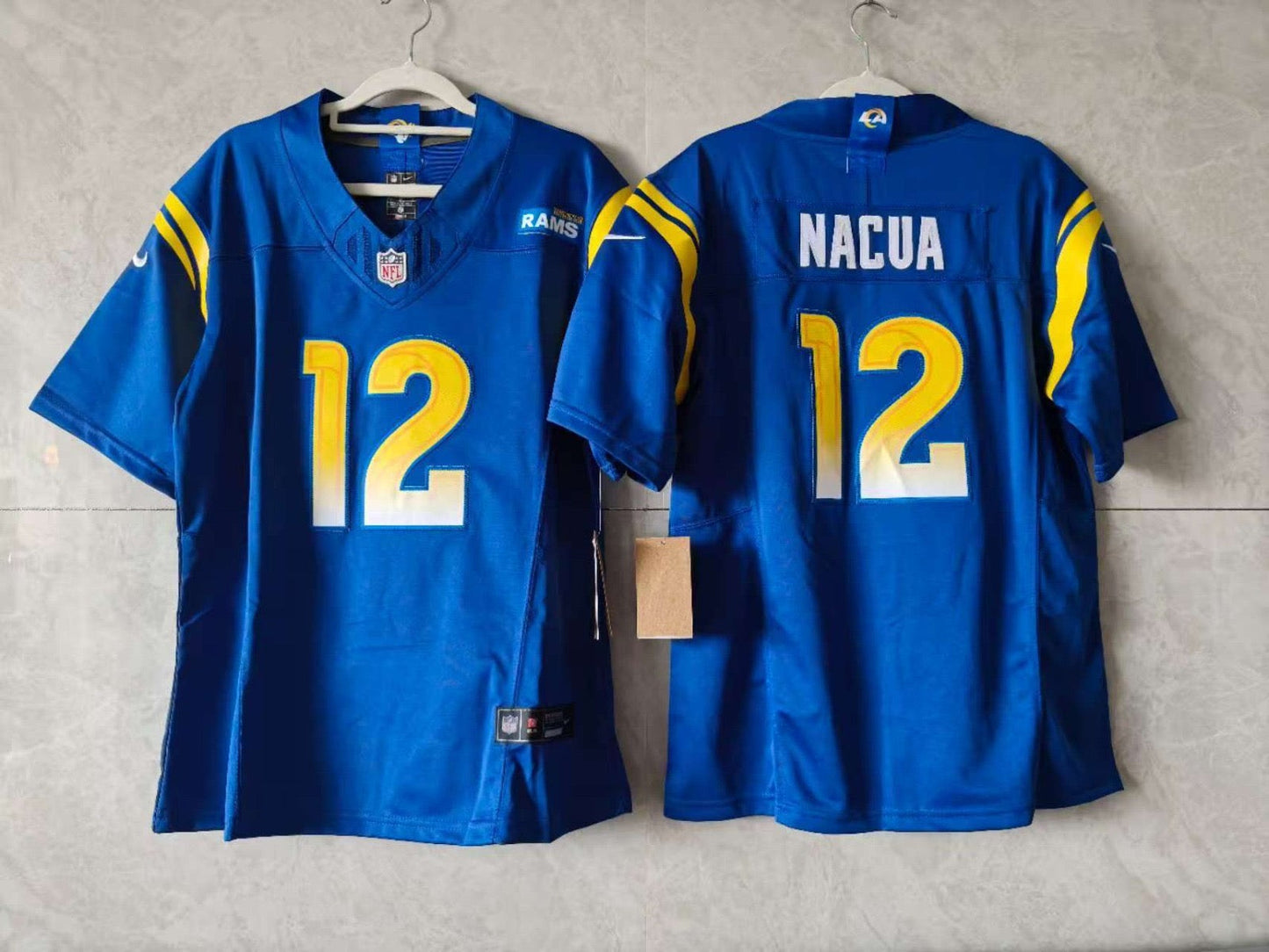 Los Angeles Rams Puka Nacua Blue Jersey ￼￼