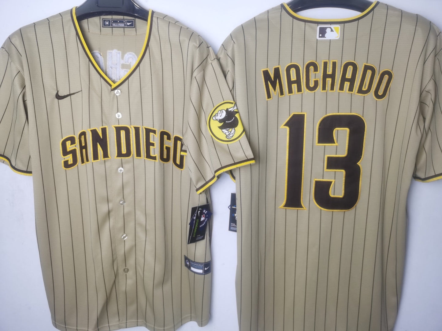 San Diego Padres Machado Beige Jersey