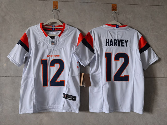 DENVER BRONCOS RJ HARVEY WHITE JERSEY