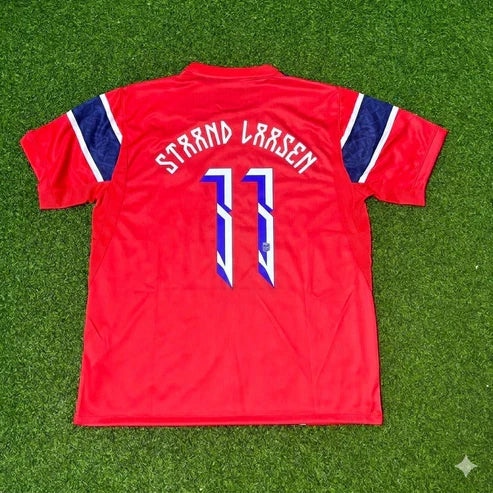 2026 WORLD CUP JORGEN STRAND TEAM NORWAY RED JERSEY
