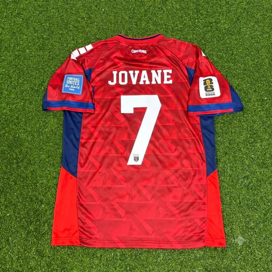 2026 WORLD CUP JOVANE CABRAL TEAM CAPE VERDE RED JERSEY