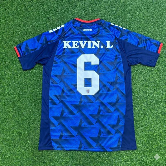 2026 WORLD CUP KEVIN PINA TEAM CAPE VERDE BLUE JERSEY