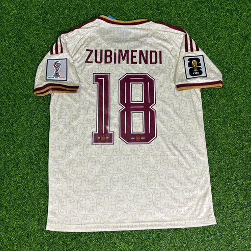 2026 WORLD CUP MARTIN CUBIMENDI TEAM SPAIN WHITE JERSEY