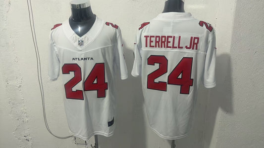 ATLANTA FALCONS AJ TERRELL JR WHITE JERSEY