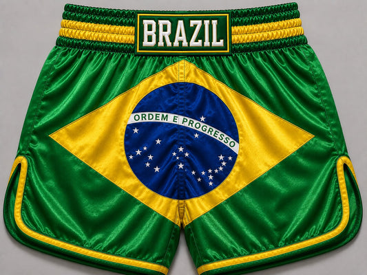 Brazil satin Muay Thai shorts