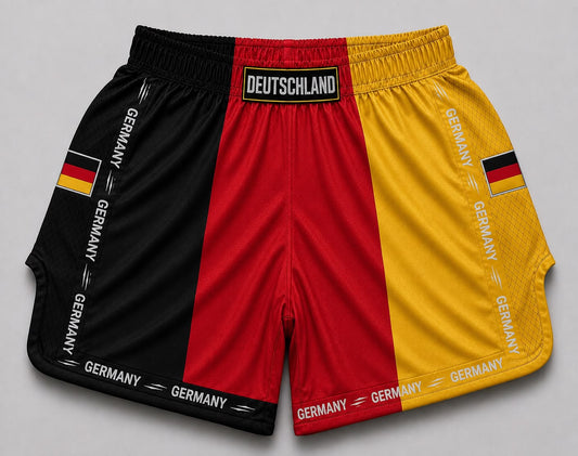 Germany satin Muay Thai shorts