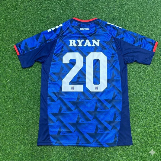 2026 WORLD CUP RYAN MENDES TEAM CAPE VERDE BLUE JERSEY