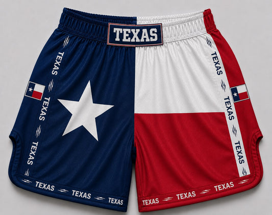 Texas satin Muay Thai shorts