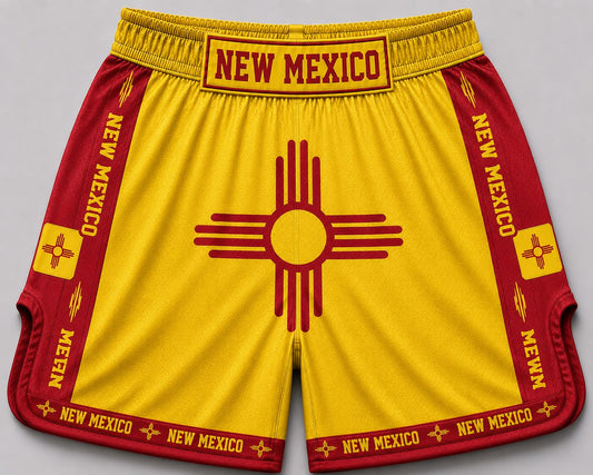New Mexico satin Muay Thai shorts